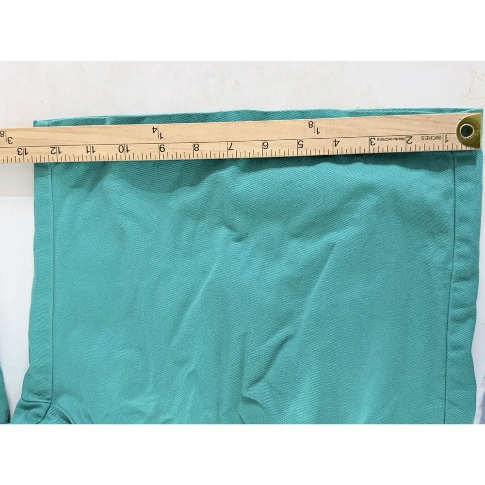 Vtg Polo Ralph‎ Lauren Shorts Mens 34 Green Pleated Chino 8 In Preppy